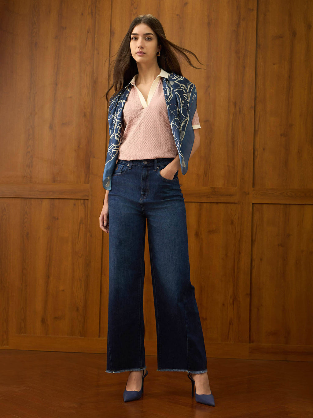 Mid Rise Straight Fit Jeans | ST23 - view 3