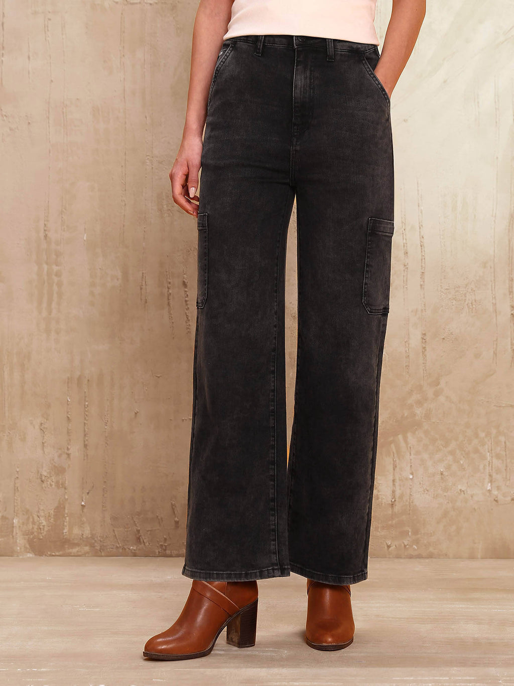 Mid Rise Straight Fit Jeans | ST23 - view 1