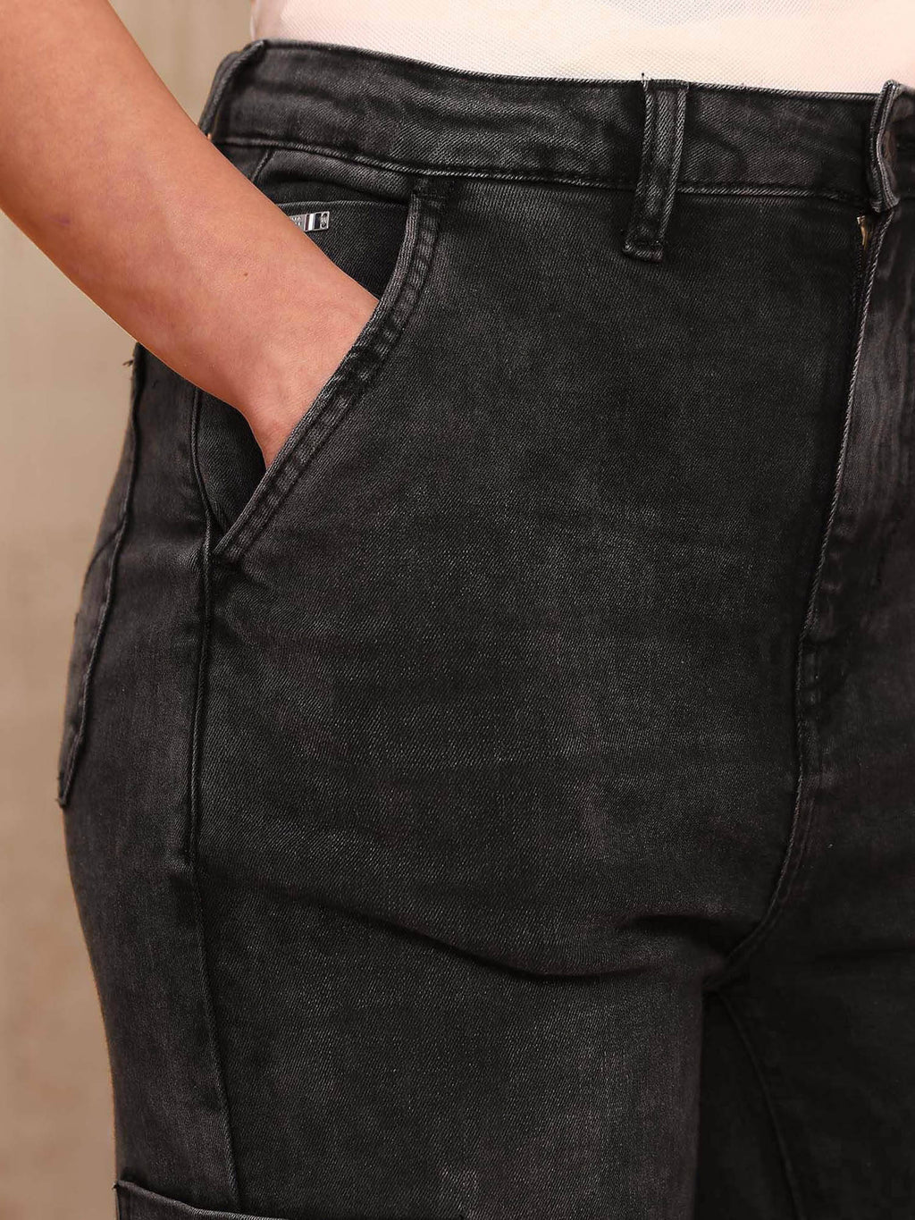 Mid Rise Straight Fit Jeans | ST23 - view 7