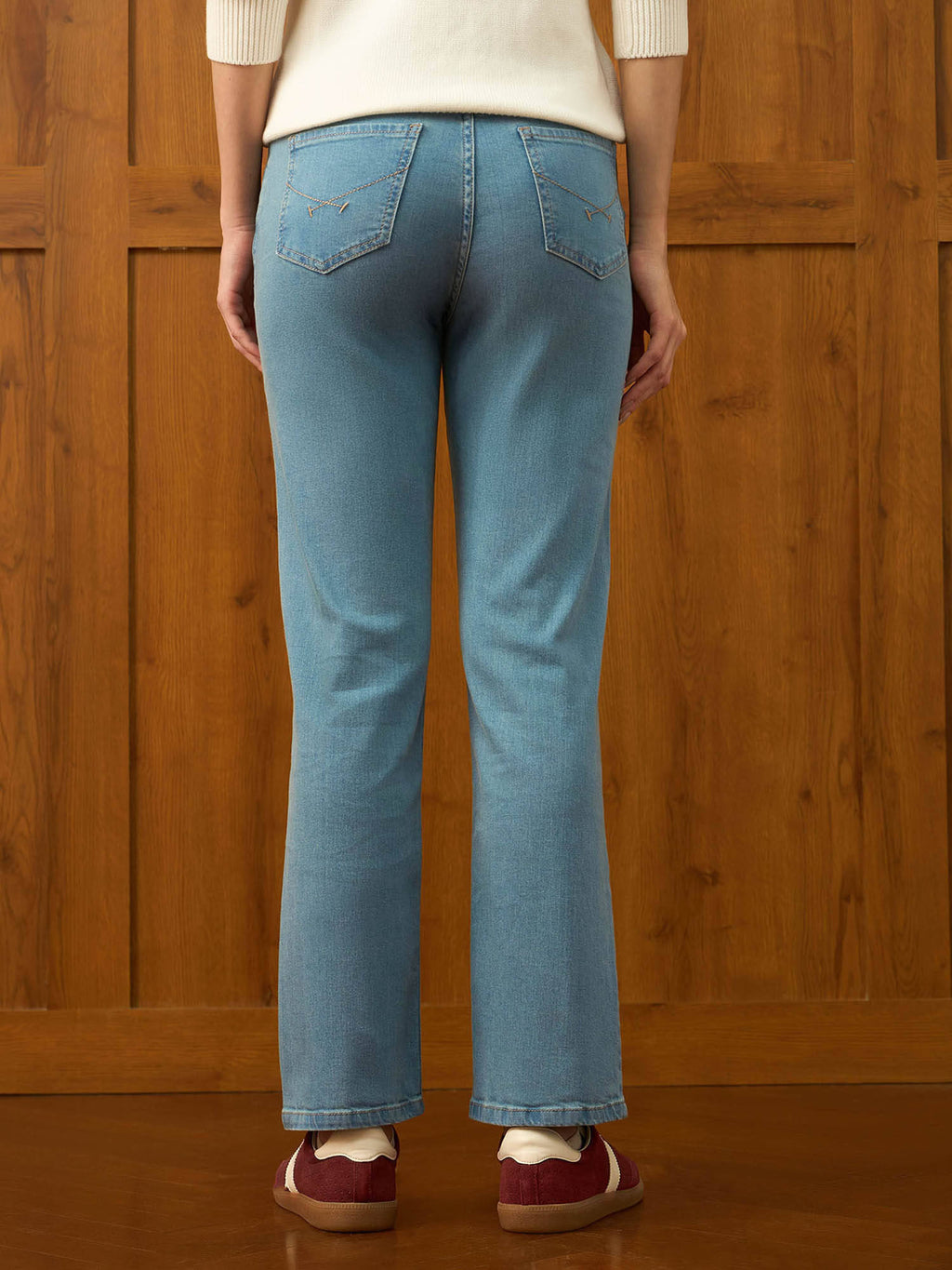 Mid Rise Straight Fit Jeans | ST23 - view 5