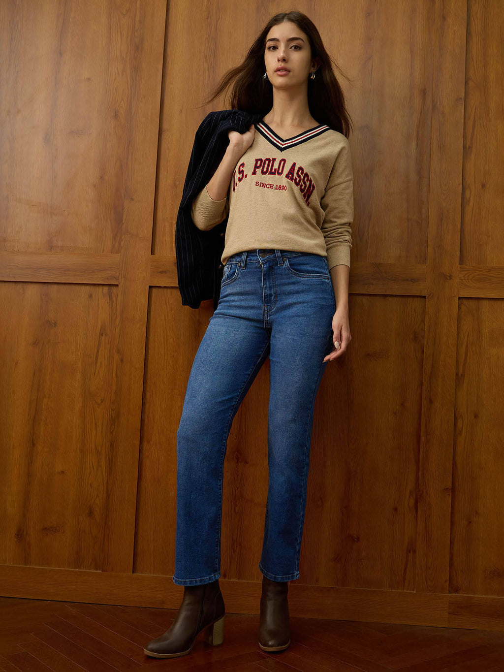 Mid Rise Straight Fit Jeans | ST23 - view 6