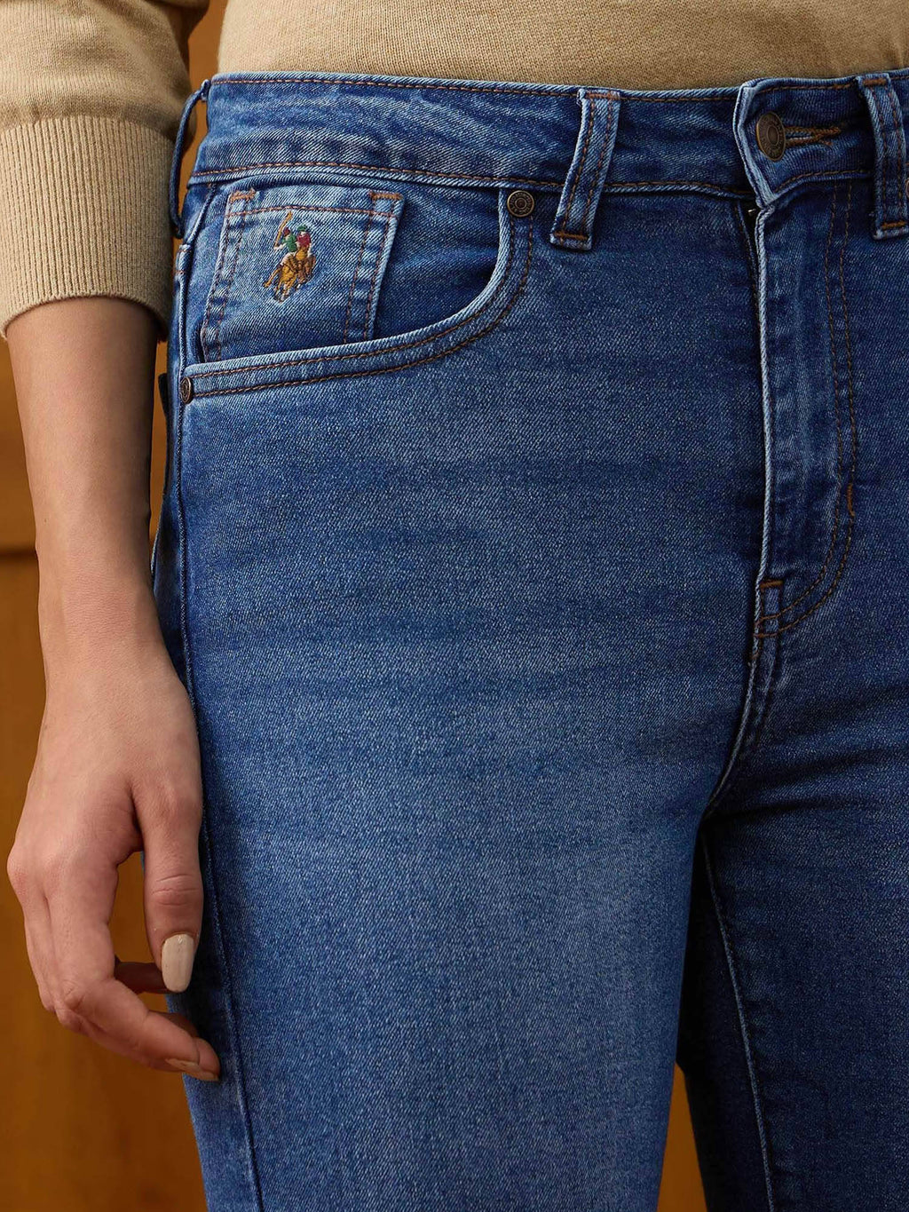 Mid Rise Straight Fit Jeans | ST23 - view 7