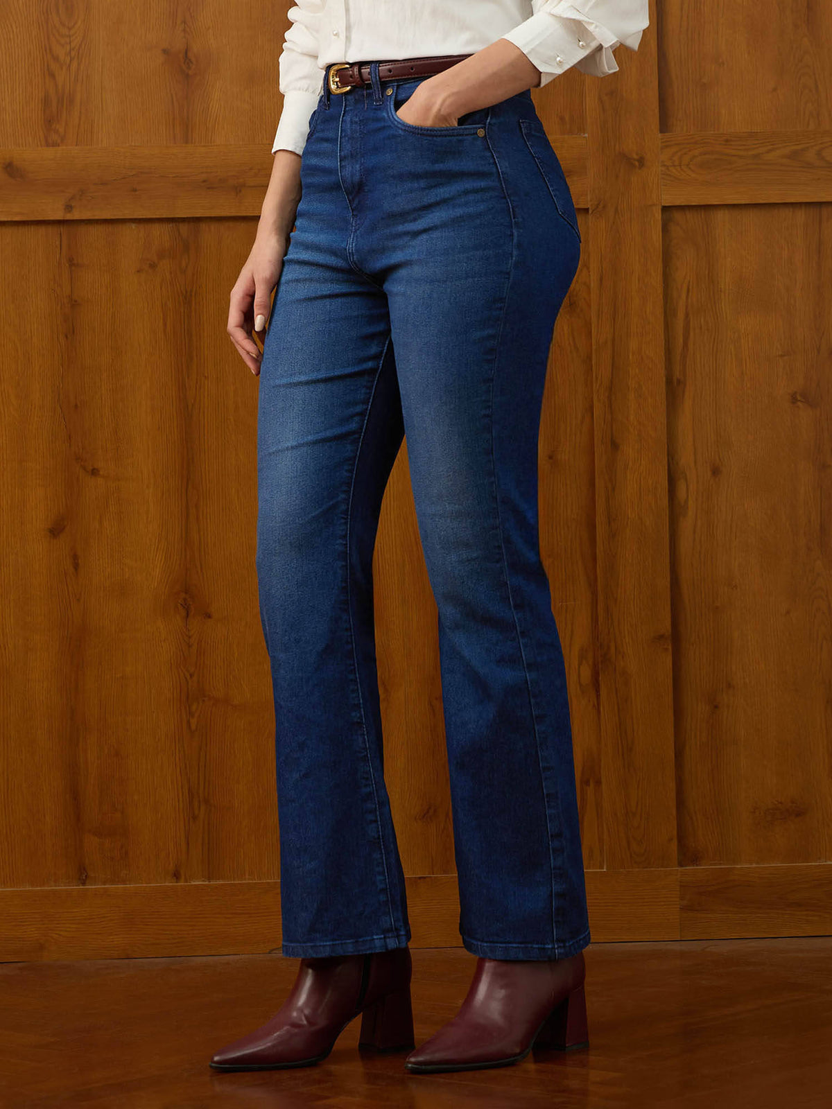 Ultra-Mid Rise Bootcut Jeans | BT10 - view 4