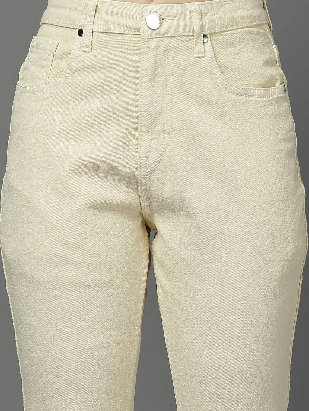 Dark Blue Straight Fit High-Rise Stretchable Jeans | ST23 - view 9