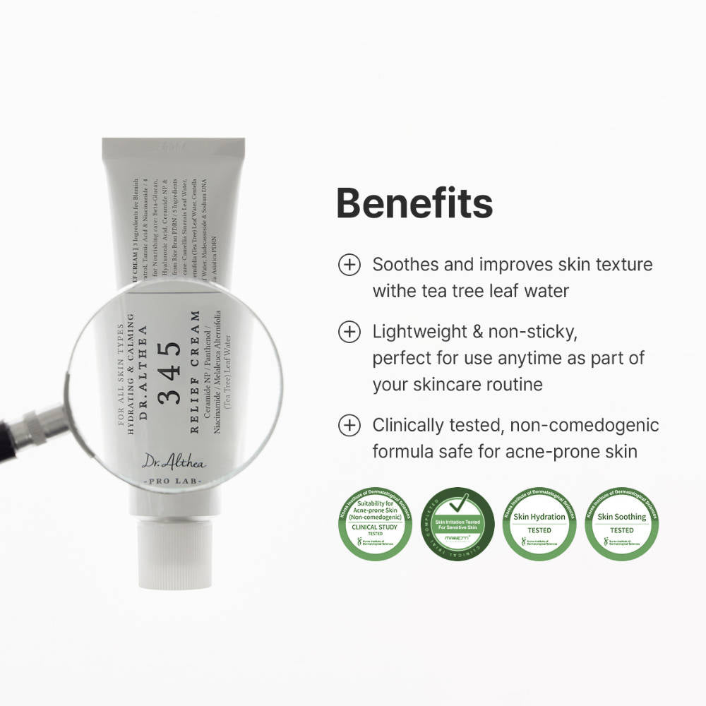 345 Relief Cream: Soothing & Barrier Repair Cream with power of Niacinamide & Panthenol | FC3 - view 4
