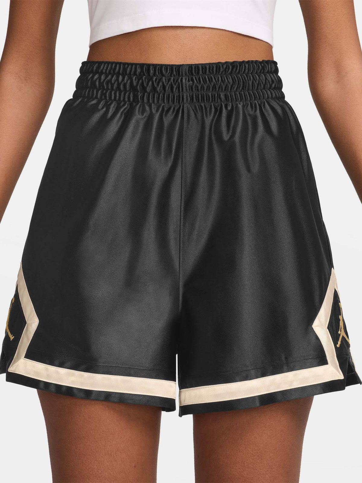 Sportswear Diamond Women Black Shorts - view 1