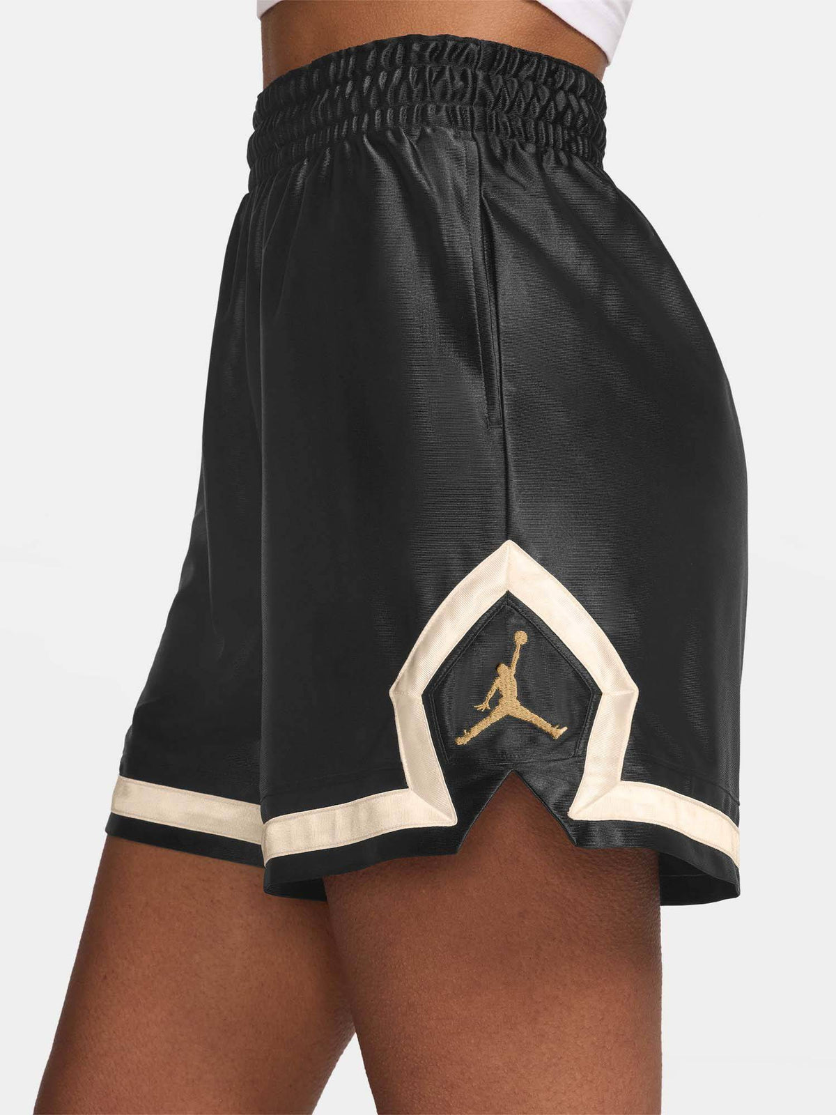 Sportswear Diamond Women Black Shorts - view 3