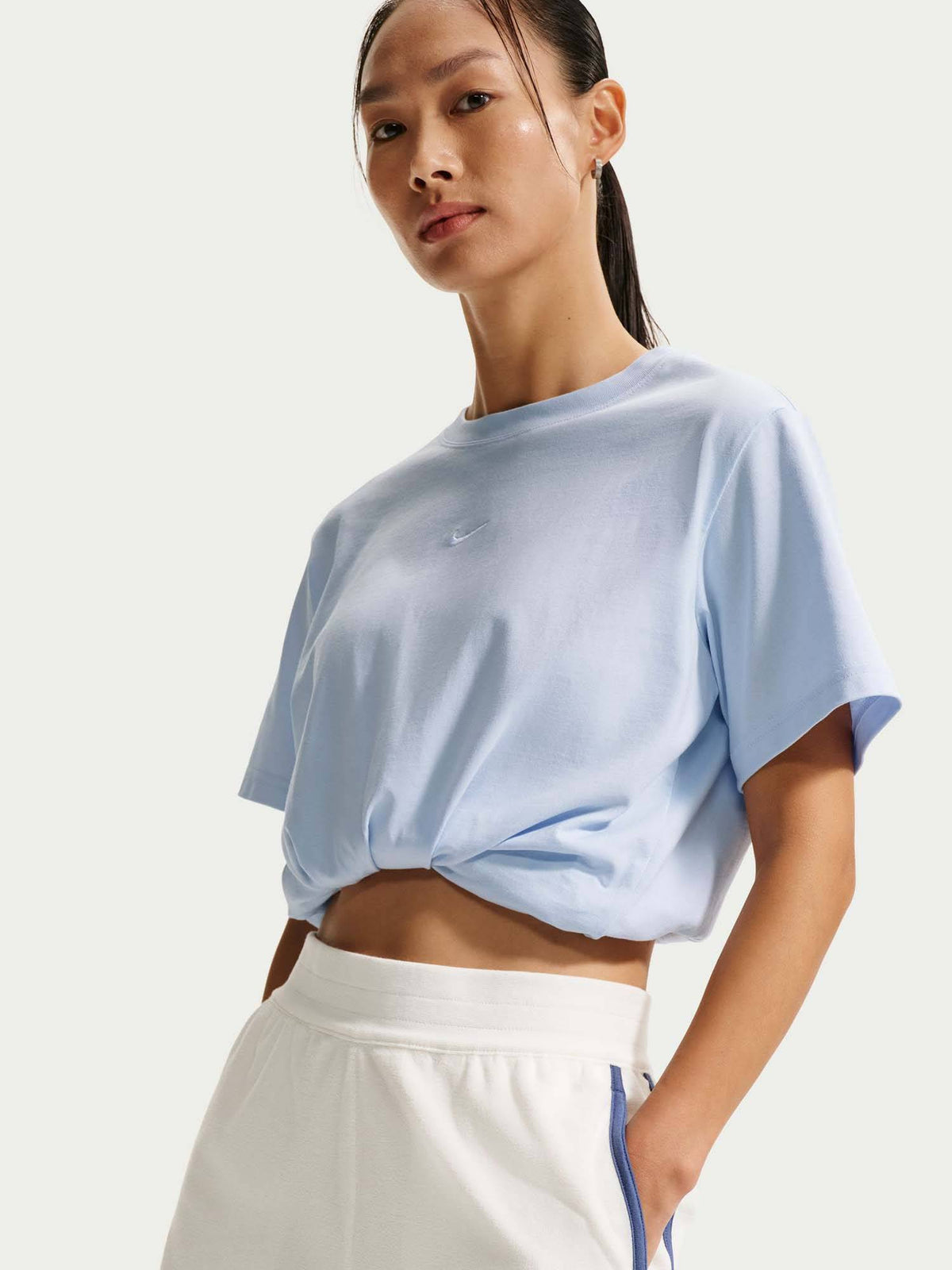 Sportswear Chill Terry Women White Shorts - view 5