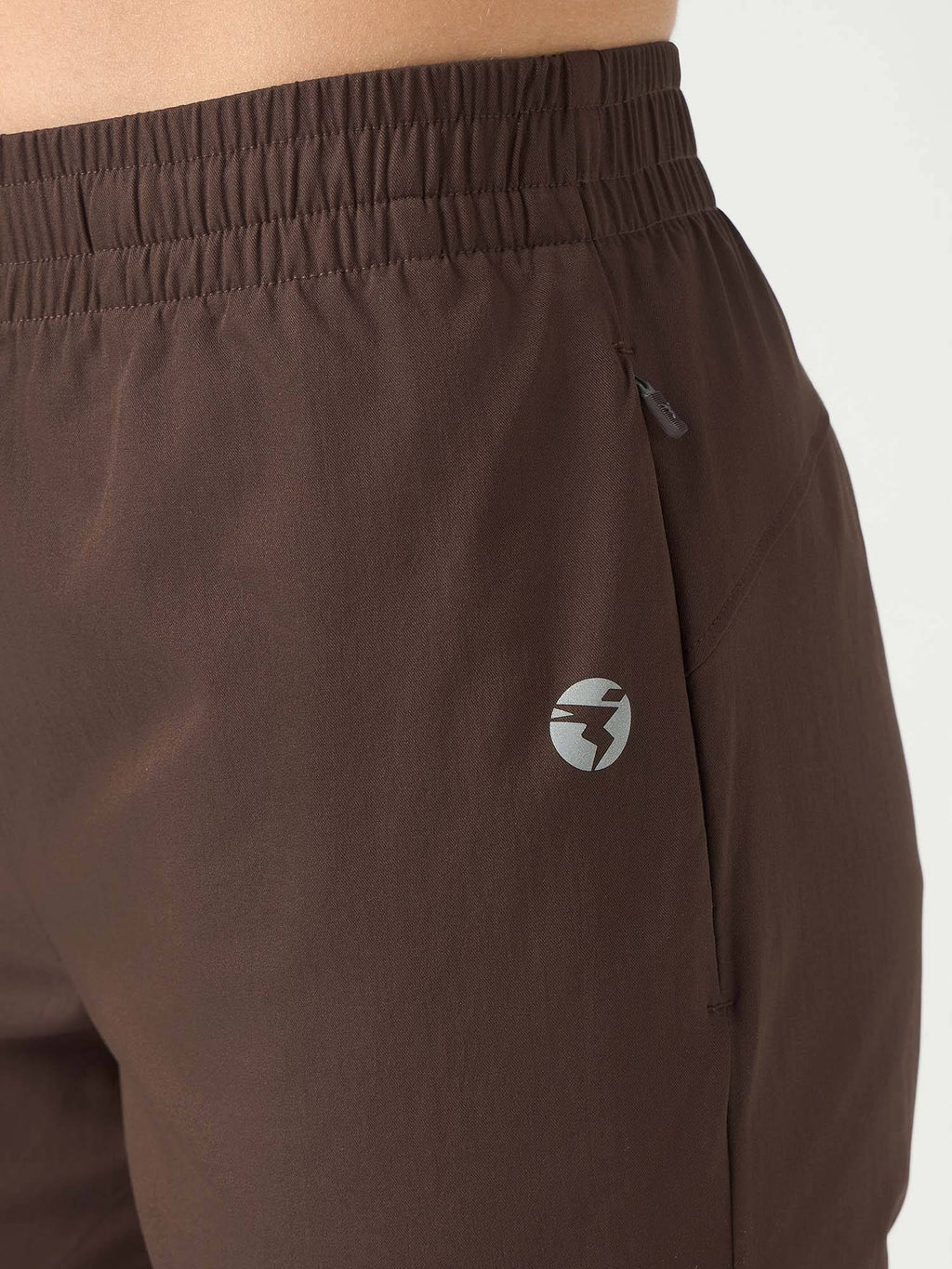 Brown Solid Regular Shorts - view 6