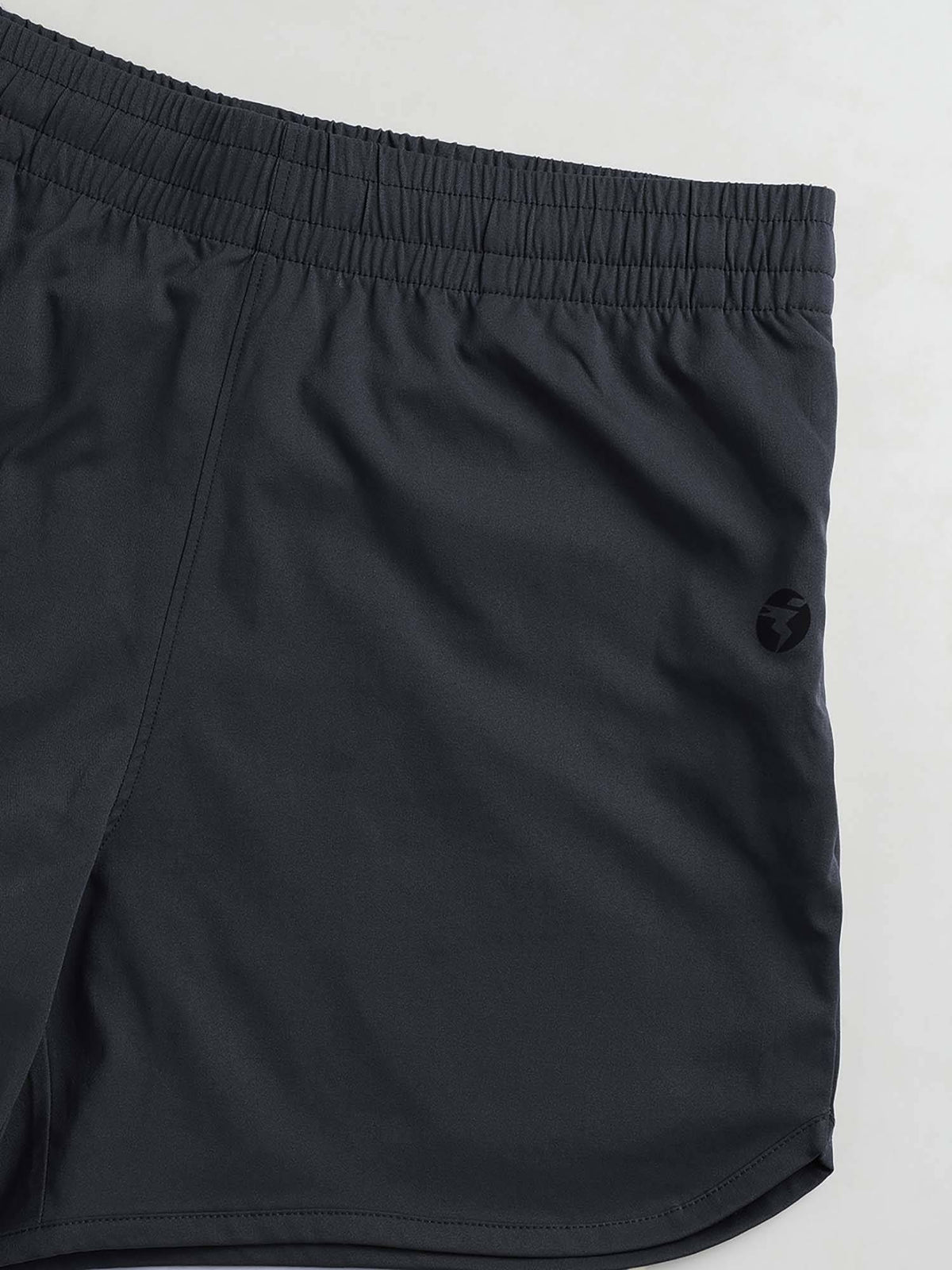 Grey Solid Regular Shorts - view 6