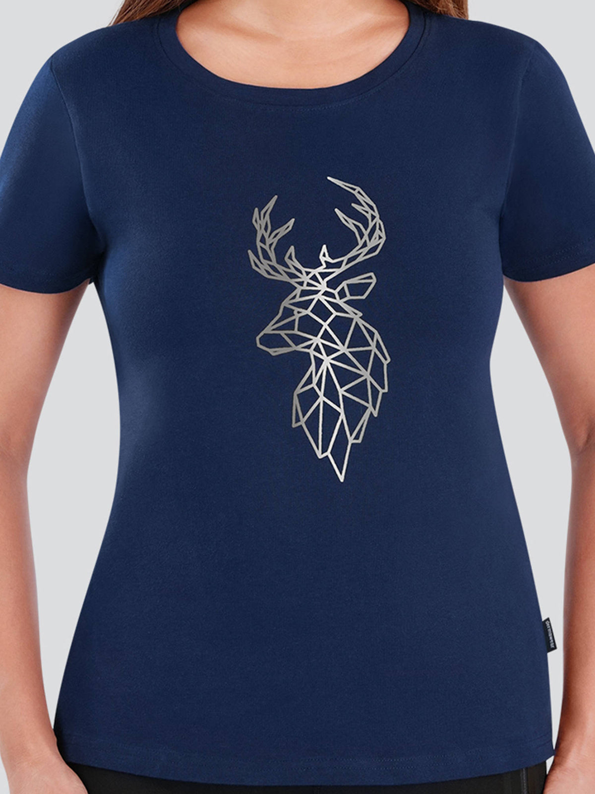 Women Navy Blue Active T-Shirt-Tc-905 | TT89 - view 5