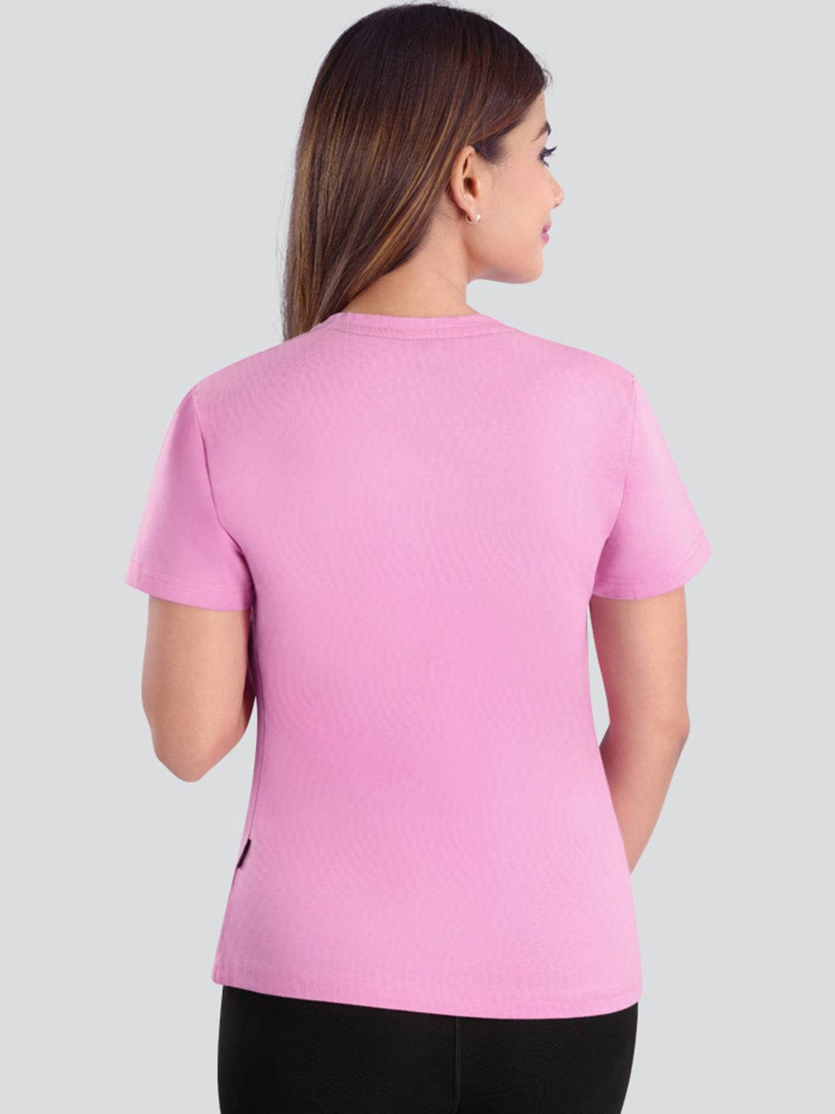 Women Pink Active T-Shirt-Tc-905 | TT89 - view 2