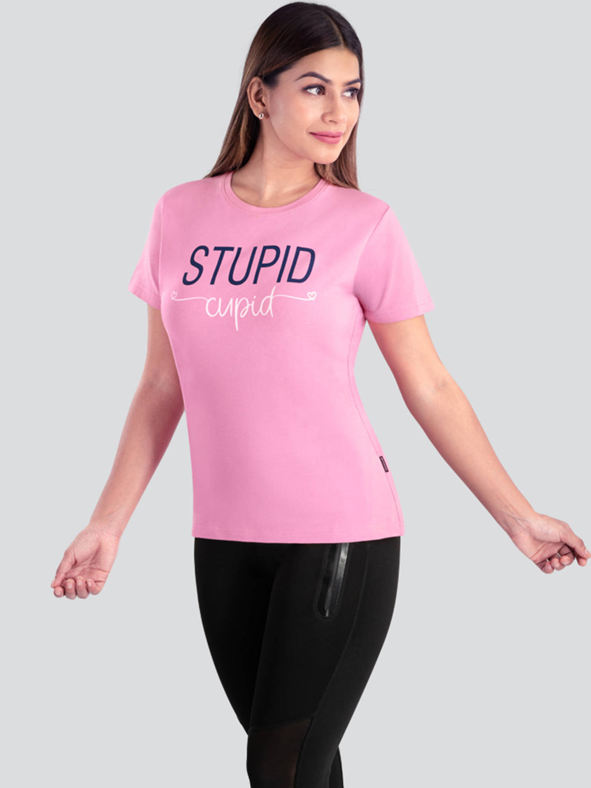 Women Pink Active T-Shirt-Tc-905 | TT89 - view 4