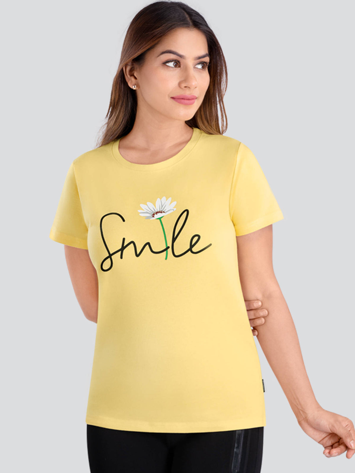 Women Yellow Active T-Shirt-Tc-905 | TT89 - view 1