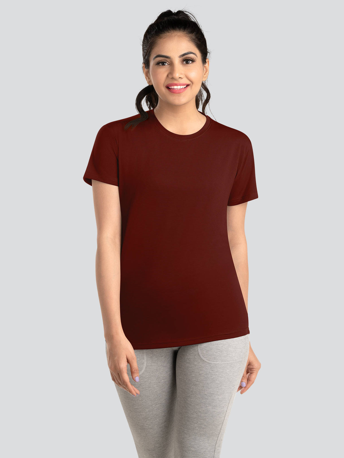 Women Navy Blue Active T-Shirt-Td-904 | TT89 - view 16