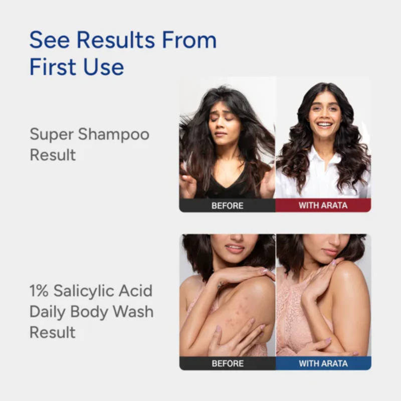 Smooth Hair & Skin Duo - Super Shampoo & 1% Salicylic Acid Body Shower Gel | H02 - view 5