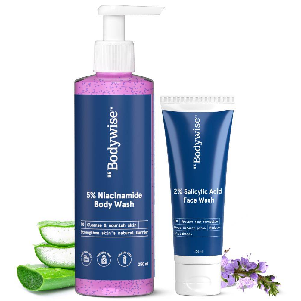 5% Niacinamide Body Wash + 2% Salicylic Acid Face Wash For Clear Skin | BWS9 - view 2