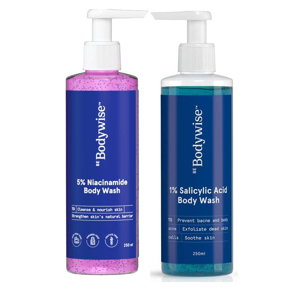 5% Niacinamide & 1% Salicylic Acid Body Wash for Acne Control & Mark Reduction | BWS9 - view 10