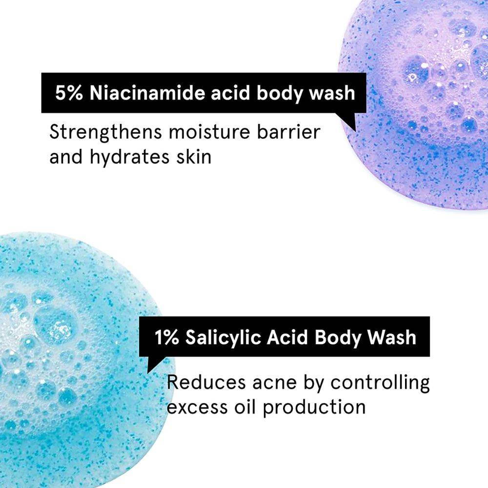 5% Niacinamide & 1% Salicylic Acid Body Wash for Acne Control & Mark Reduction | BWS9 - view 6