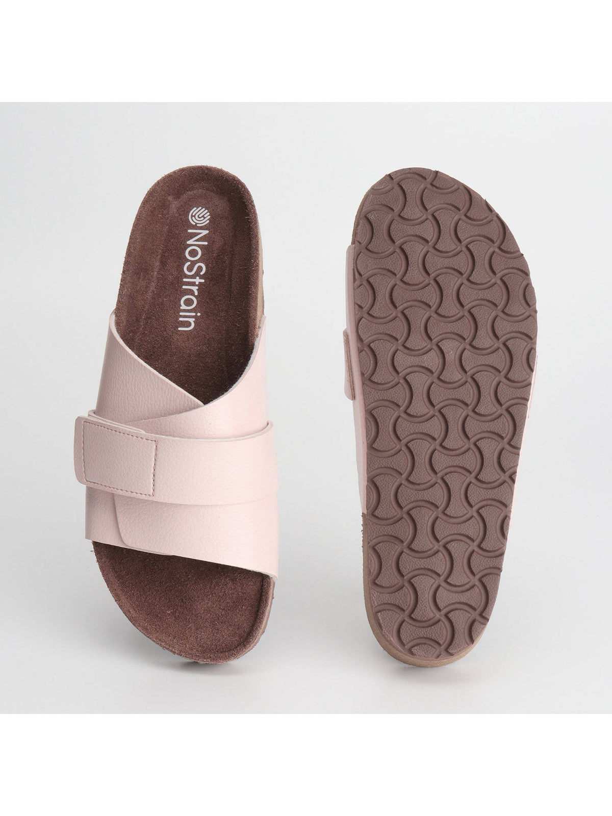 Double Layered Cork Sandals - Pink | SD89 - view 2