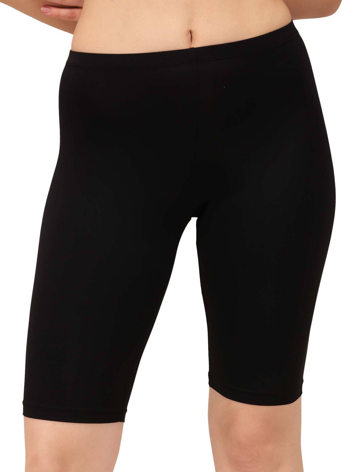 Mid Rise Soft Polyamide Spandex Knee Length Cycling Shorts - view 6