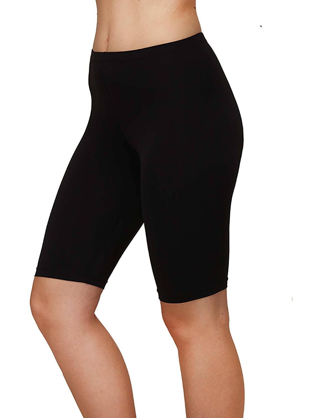 Mid Rise Soft Polyamide Spandex Knee Length Cycling Shorts - view 8