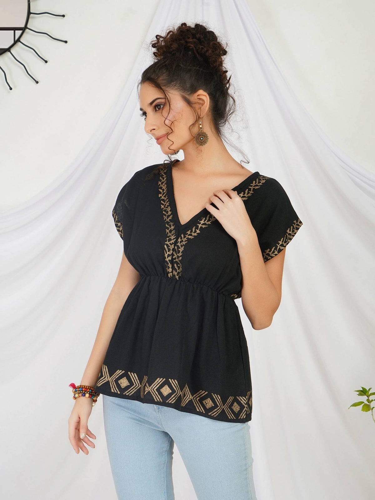 Liora Pearl Glow Boho Top | pt51 - view 24
