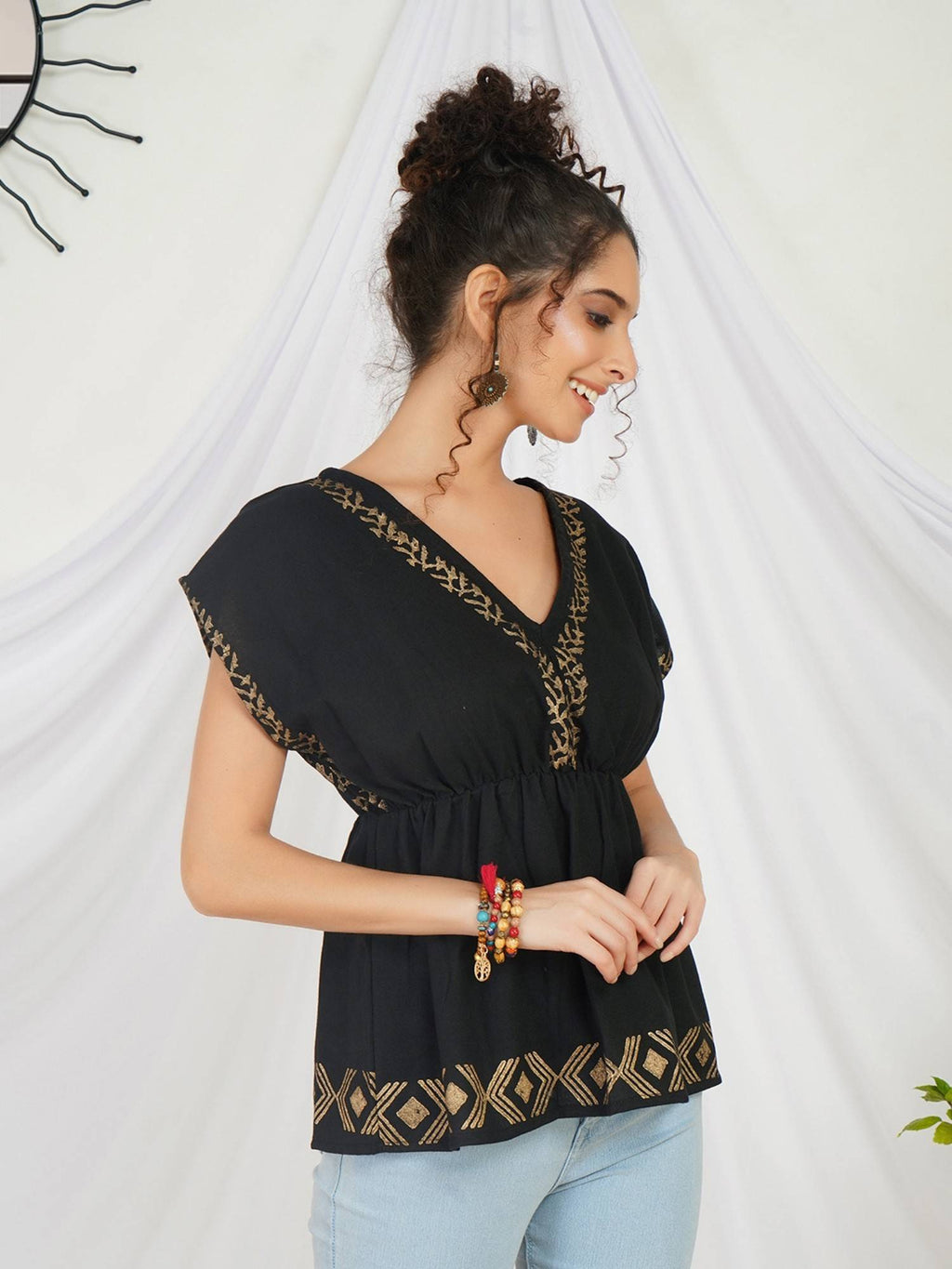 Liora Pearl Glow Boho Top | pt51 - view 26