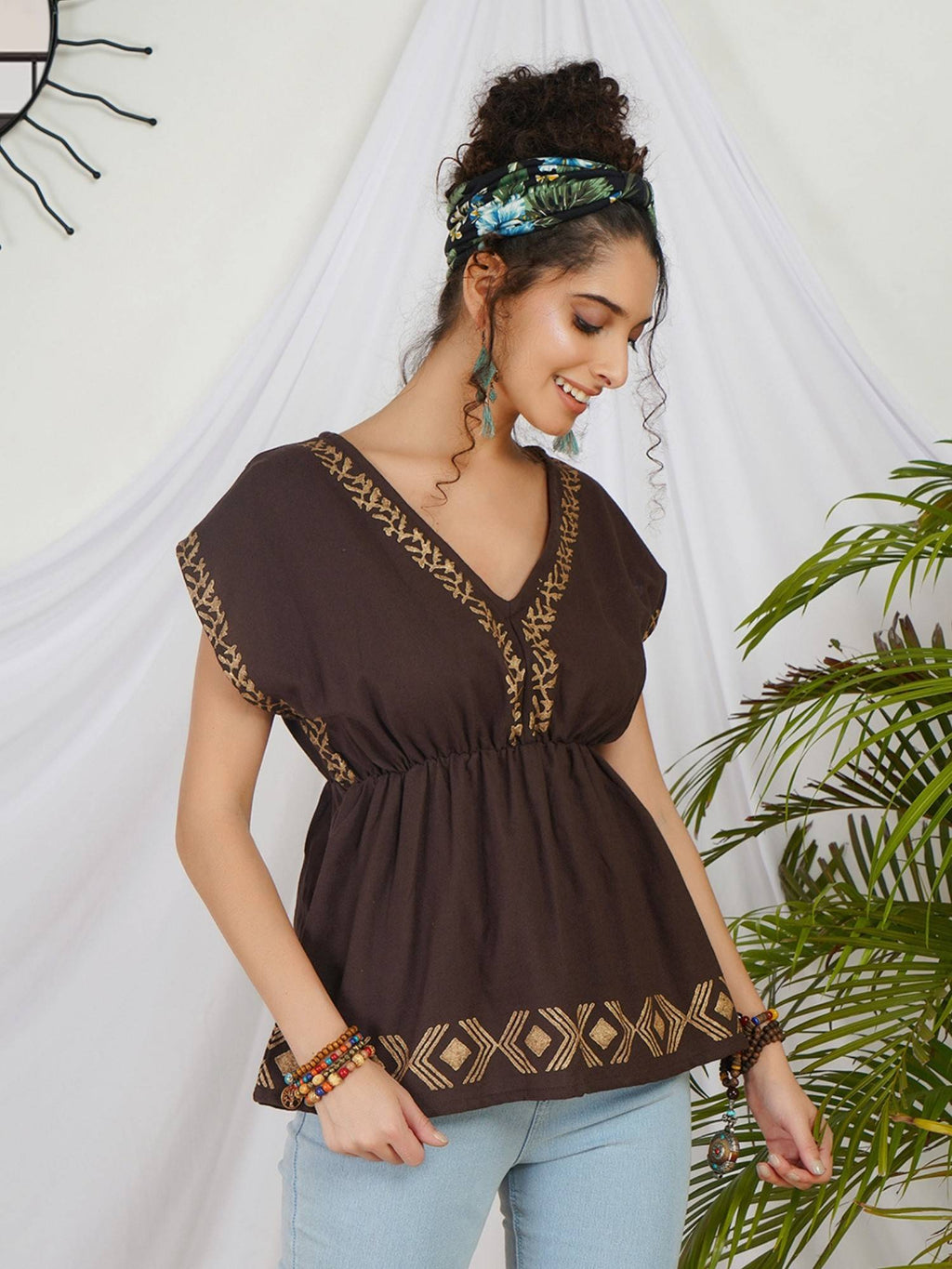 Liora Pearl Glow Boho Top | pt51 - view 11