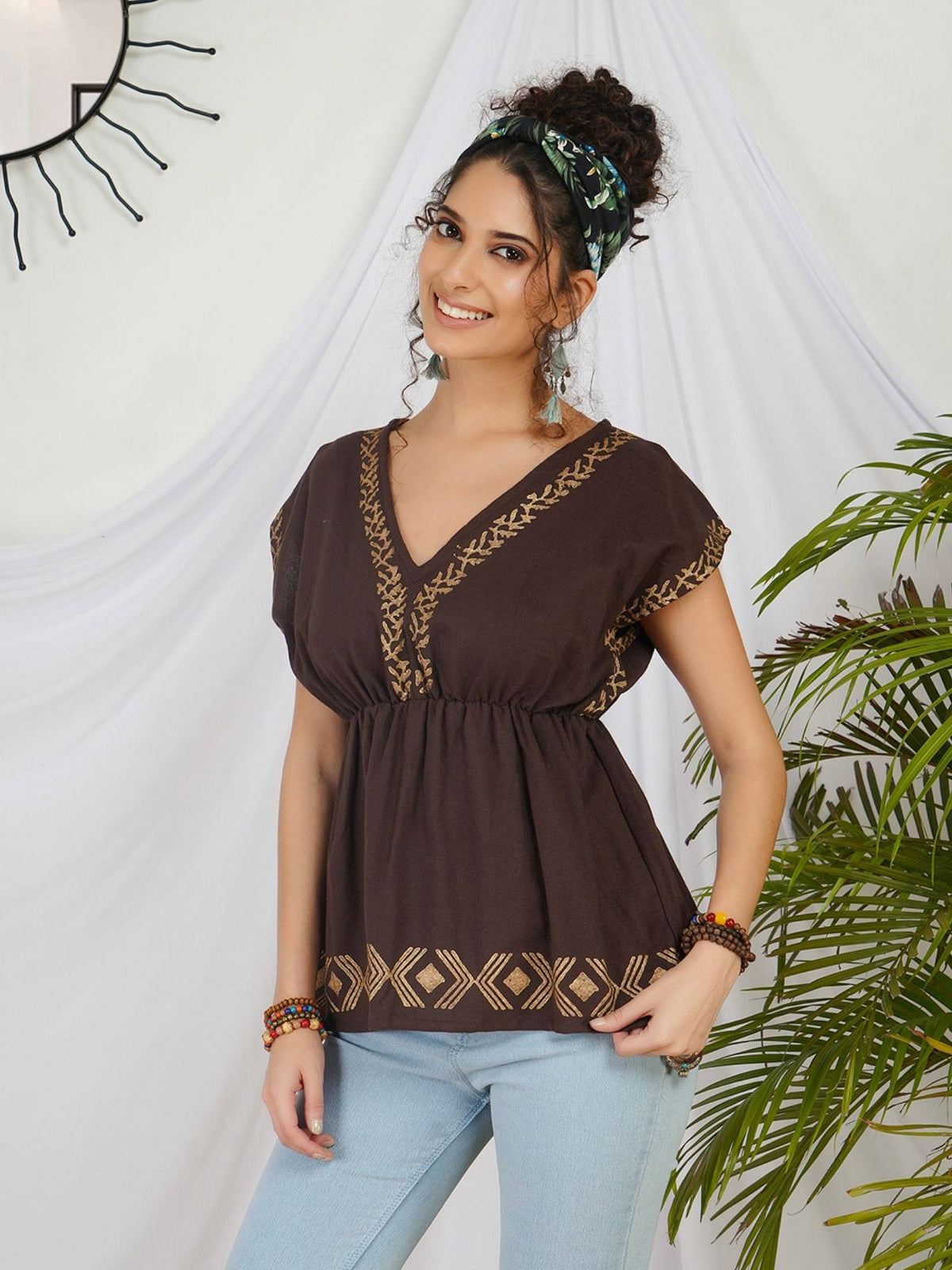 Liora Pearl Glow Boho Top | pt51 - view 13
