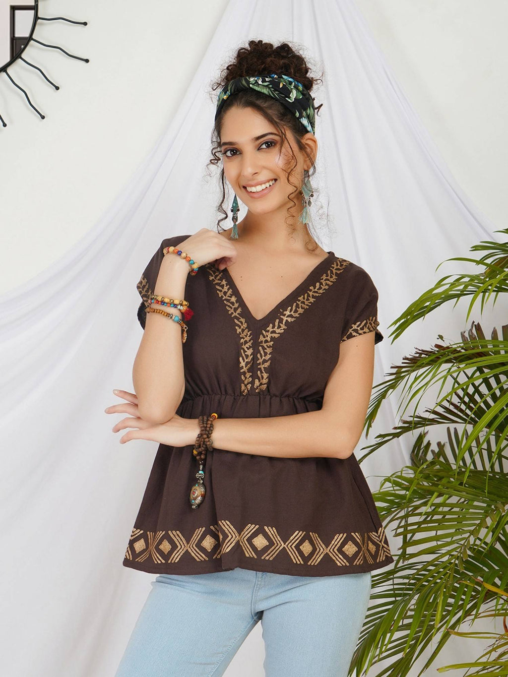 Liora Pearl Glow Boho Top | pt51 - view 15