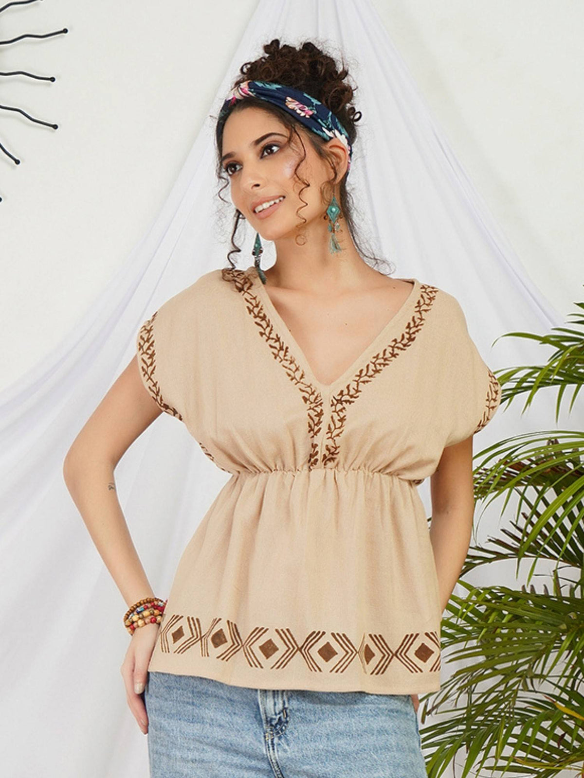 Liora Pearl Glow Boho Top | pt51 - view 17