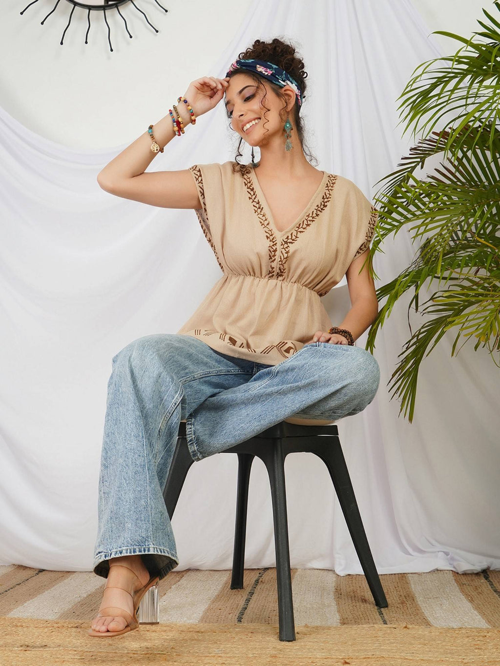 Liora Pearl Glow Boho Top | pt51 - view 21
