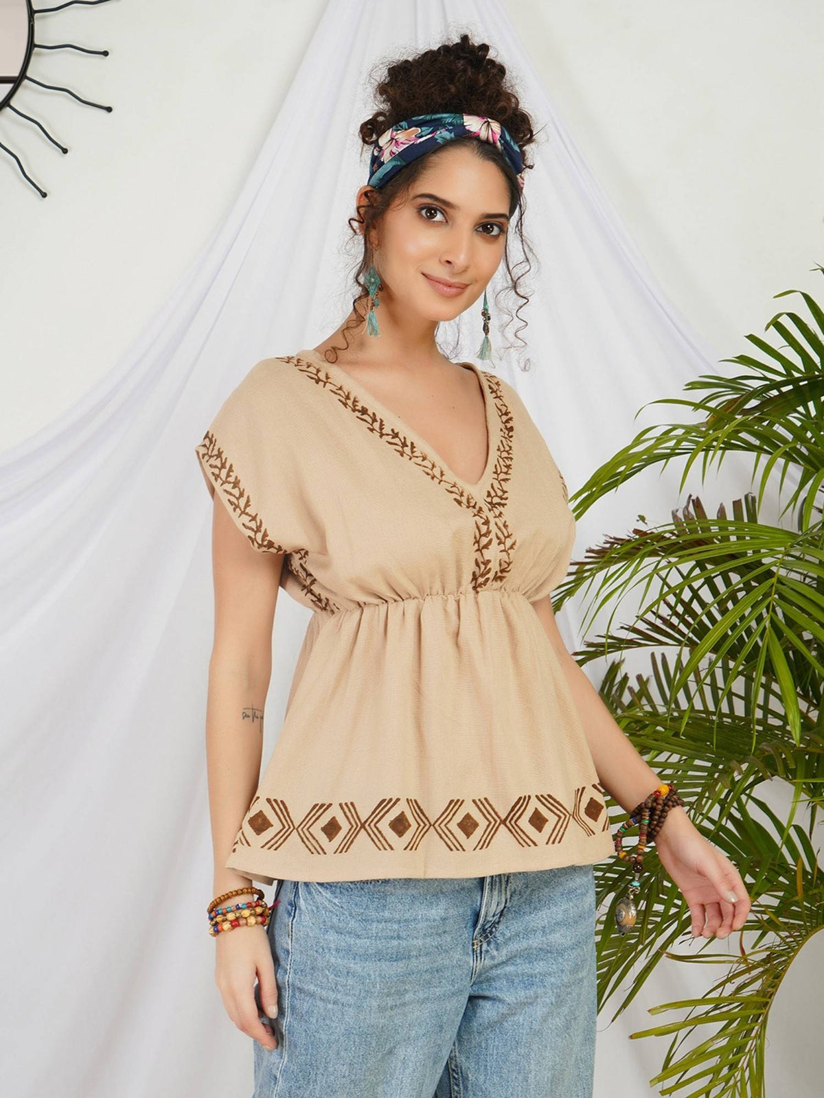 Liora Pearl Glow Boho Top | pt51 - view 22