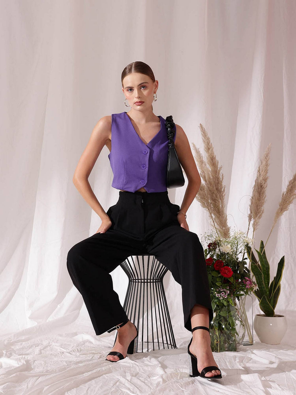 Purple Tex Top | TT98 - view 5