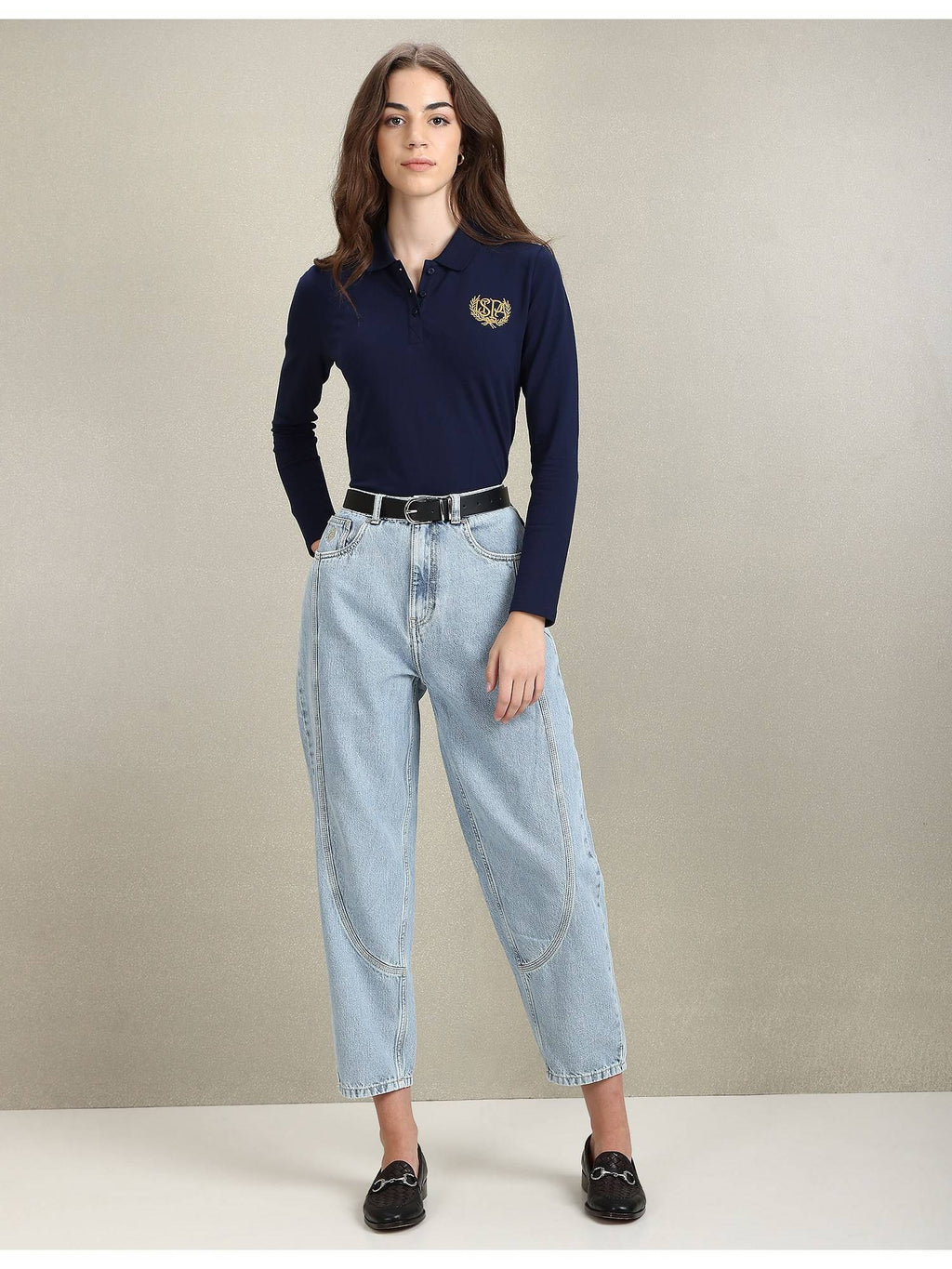 Gold Crest Slim Polo T-shirt | U89 - view 17