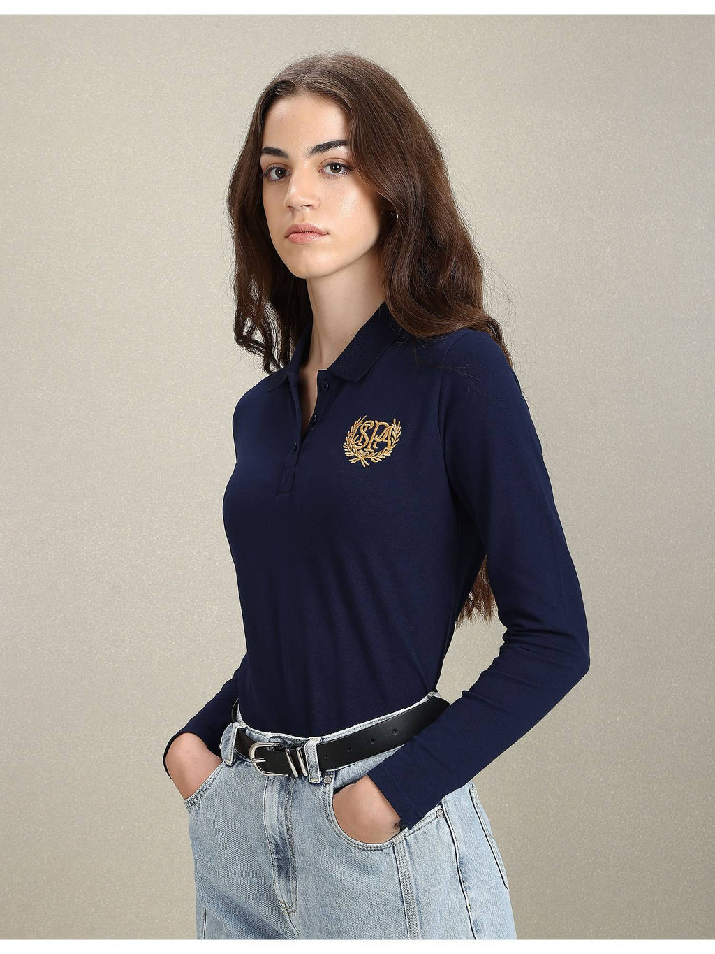 Gold Crest Slim Polo T-shirt | U89 - view 18