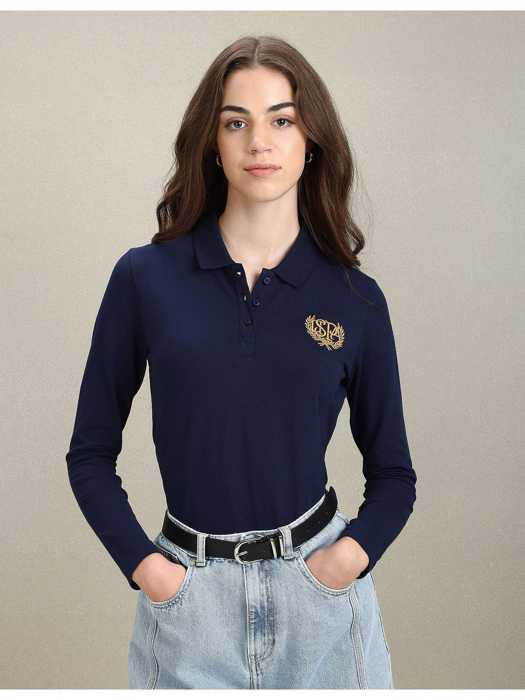 Gold Crest Slim Polo T-shirt | U89 - view 20