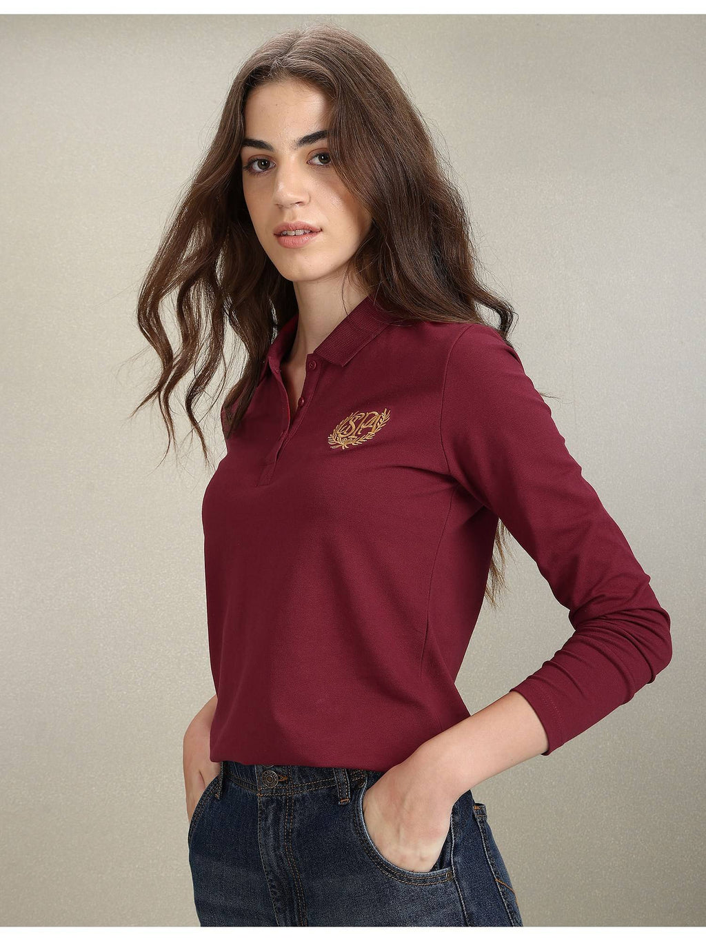 Gold Crest Slim Polo T-shirt | U89 - view 6