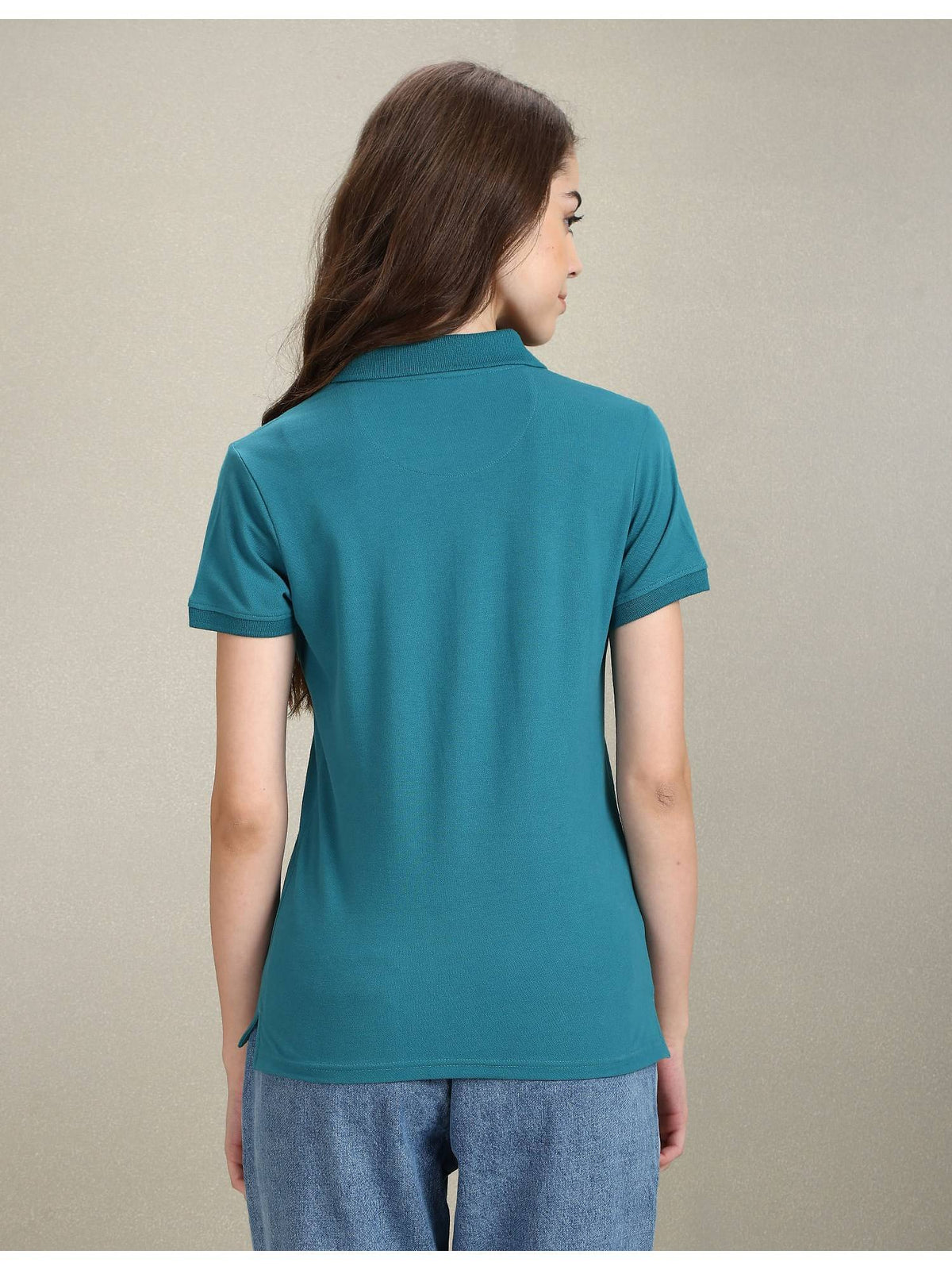 Solid Slim Polo T-shirt | PW43 - view 5