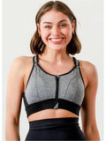 Womens High-Impact Velcro Sports Bra Green | sb09 - view 12