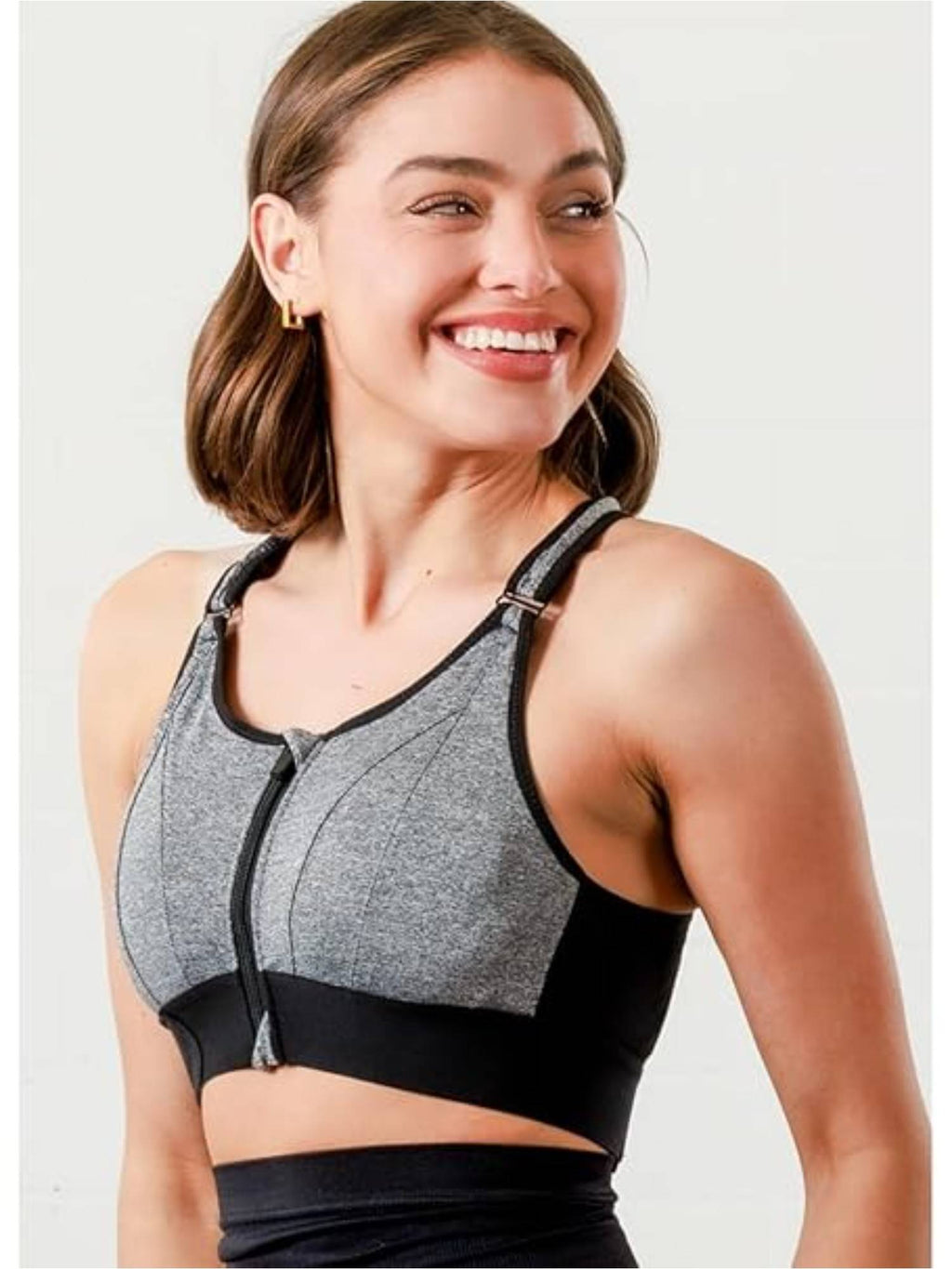 Womens High-Impact Velcro Sports Bra Green | sb09 - view 22