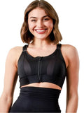 Womens High-Impact Velcro Sports Bra Brown | sb09 - view 35