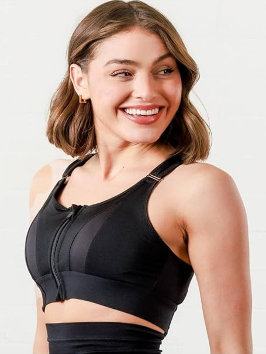 Womens High-Impact Velcro Sports Bra Green | sb09 - view 38