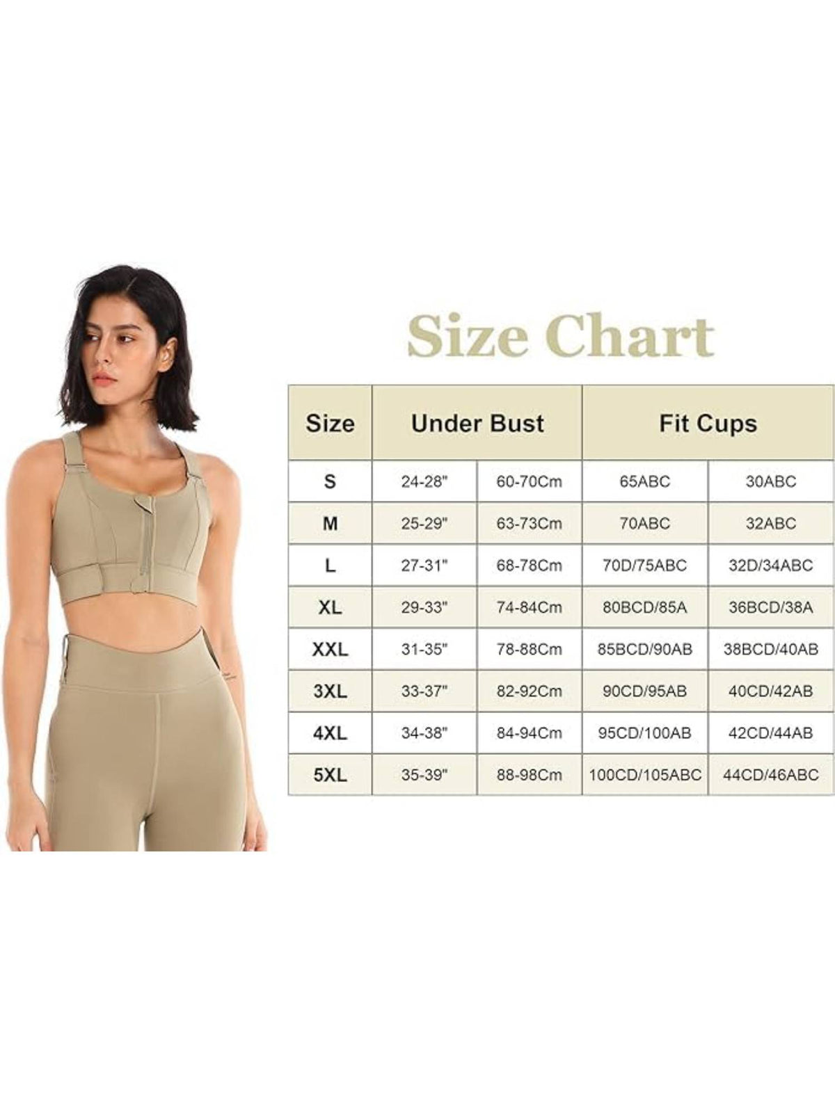 Womens High-Impact Velcro Sports Bra Green | sb09 - view 3