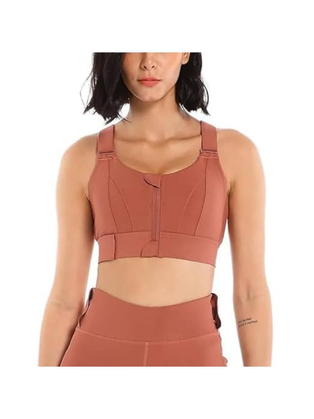 Womens High-Impact Velcro Sports Bra Green | sb09 - view 21