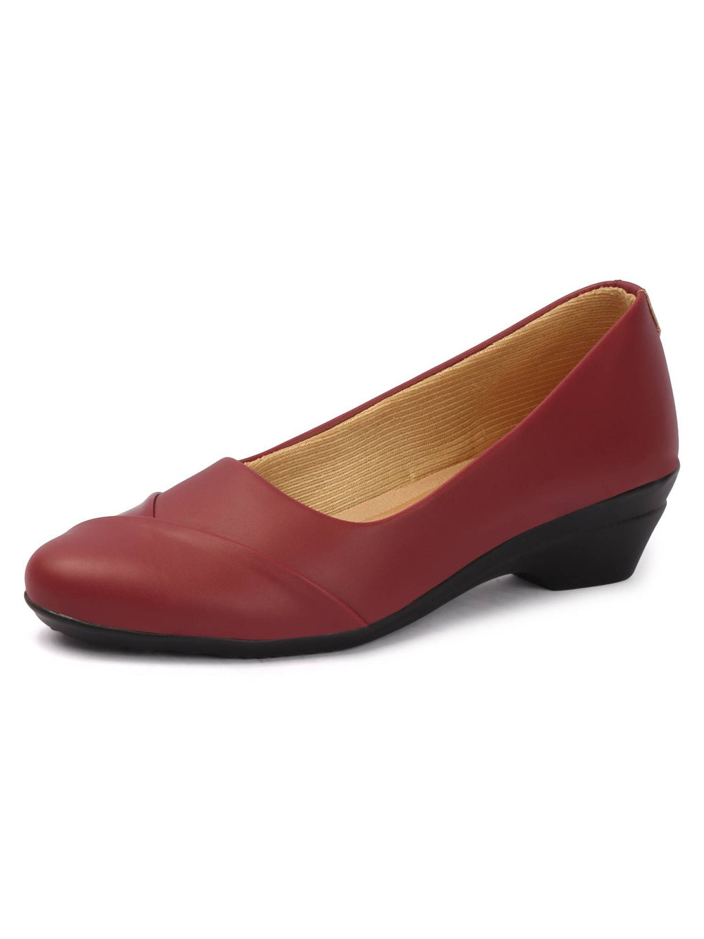 Women Matte Black Slip On Block Heels | H78 - view 51