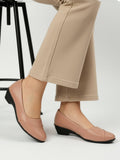 Women Matte Black Slip On Block Heels | H78 - view 42