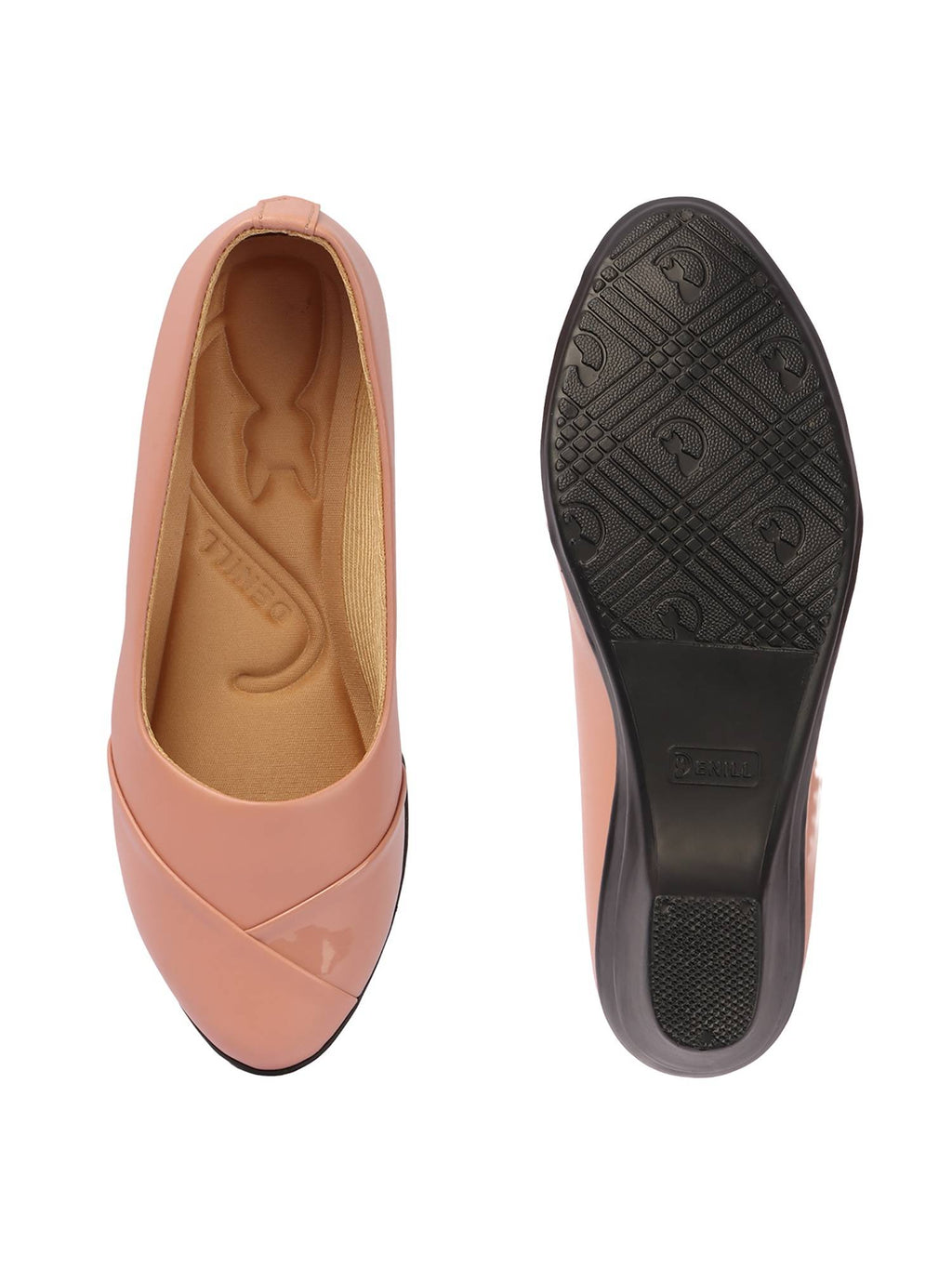 Women Matte Black Slip On Block Heels | H78 - view 47