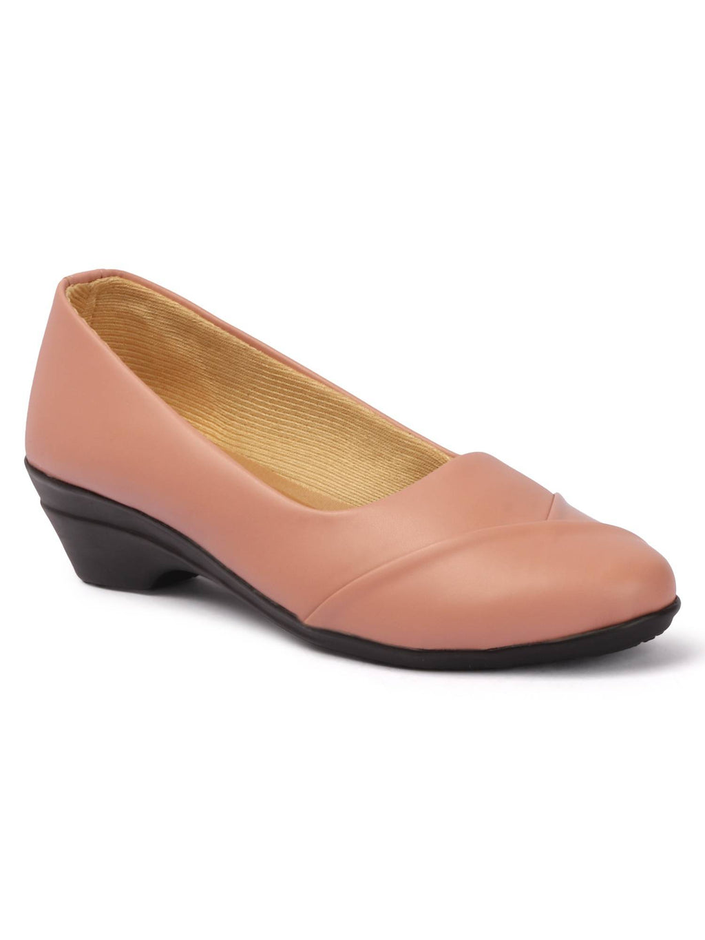 Women Matte Black Slip On Block Heels | H78 - view 49